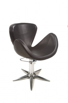 Sillón peluquería Rikka Anniversary negro - base Parrot